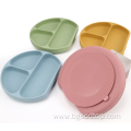 Baby Placemat and Plate Suction One-piece Silicone Placemat